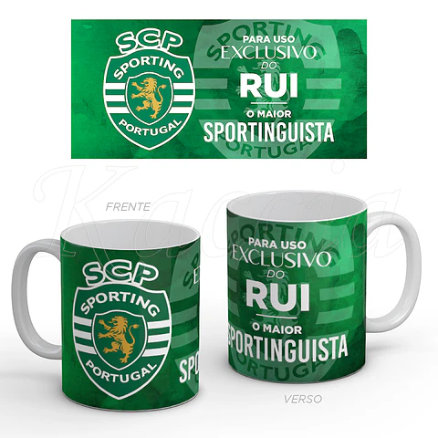 Caneca Personalizada Maior Sportinguista