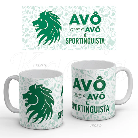 Caneca Personalizada Sportinguista