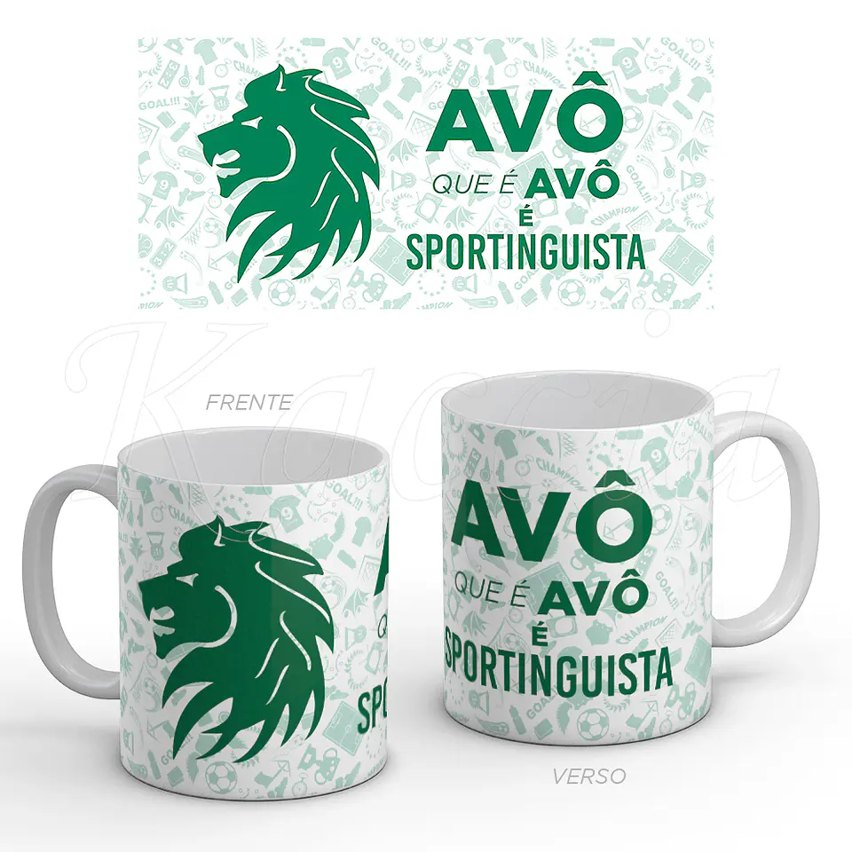 Caneca Personalizada Sportinguista 1