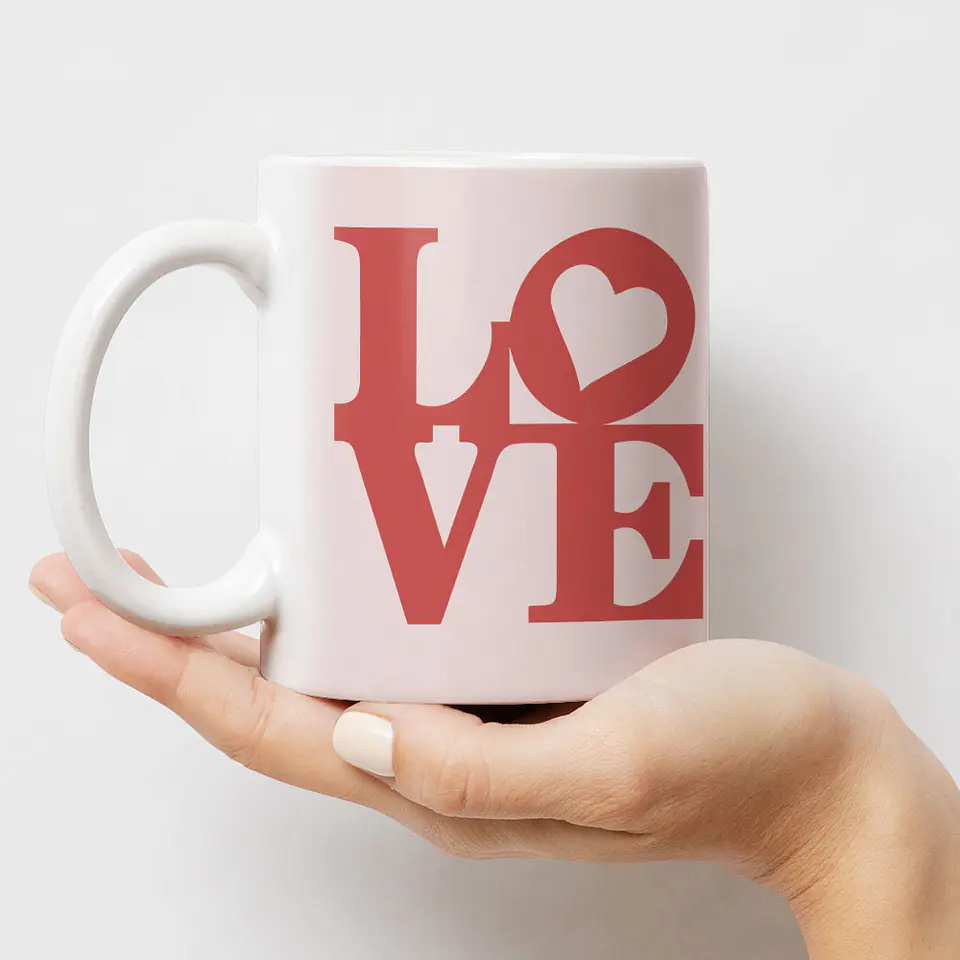 Caneca Personalizada Love com Foto 3