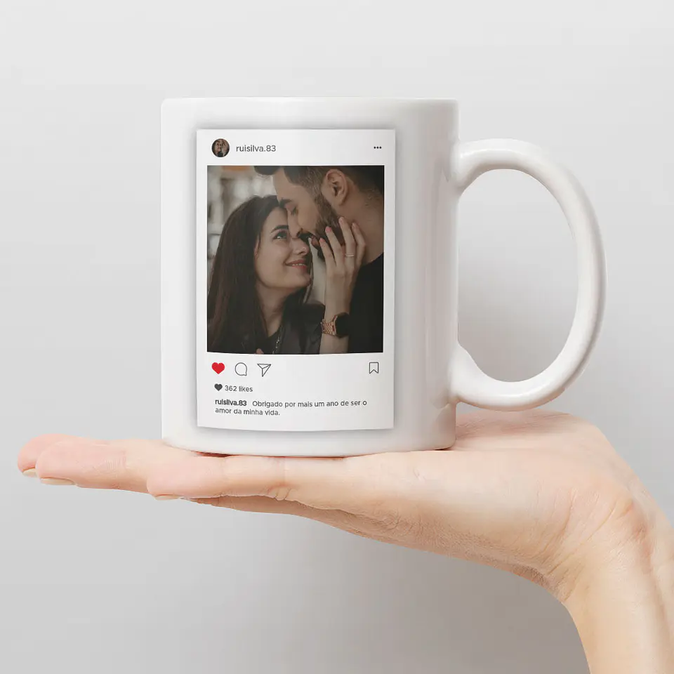 Caneca Personalizada Instagram Simple 3