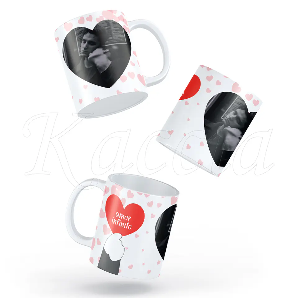 Caneca Personalizada Lovely Cat com Foto 2