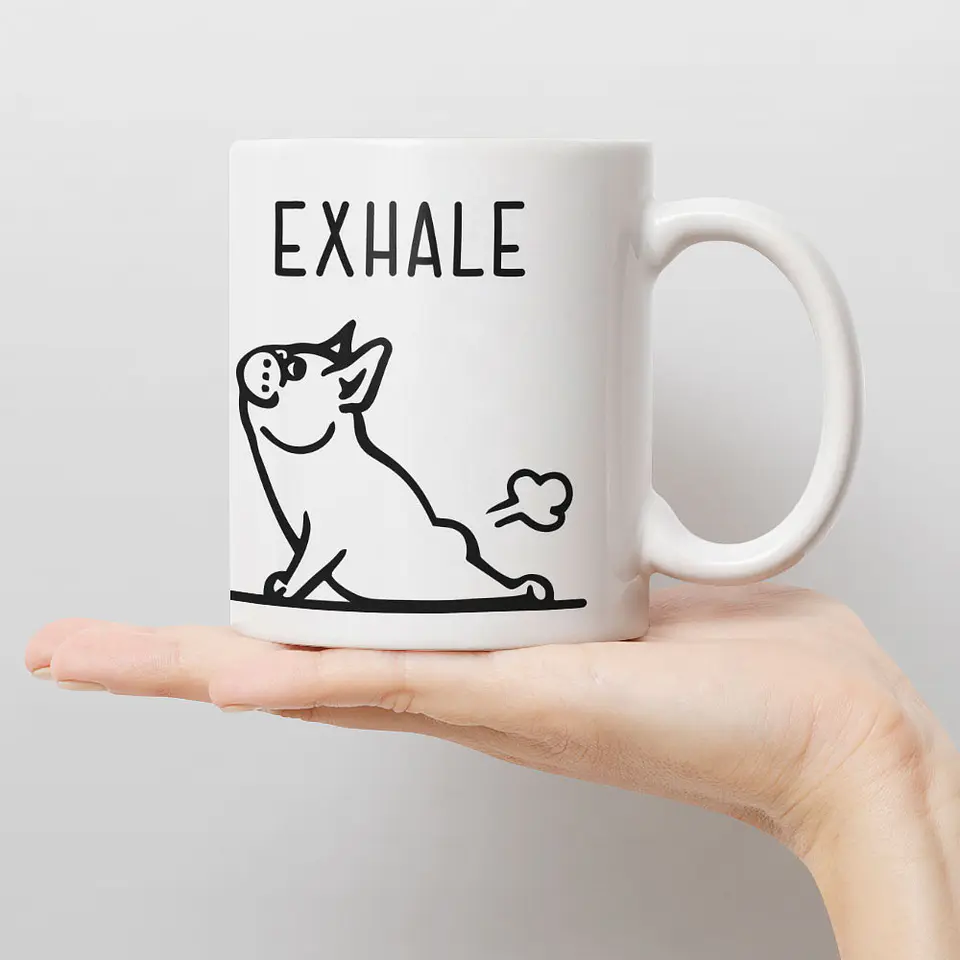 Caneca Inhale Exhale Dog 3
