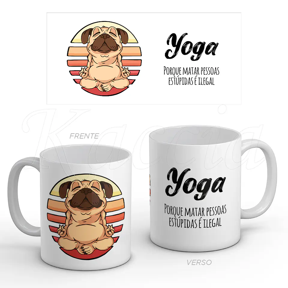 Caneca Yoga Dog... 1
