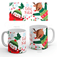Caneca Natal Rena e Pinguim - Thumbnail 1