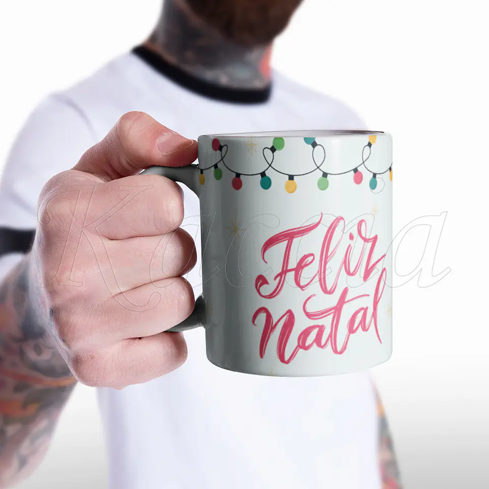 Caneca Personalizada Feliz Natal Boneco de Neve 6