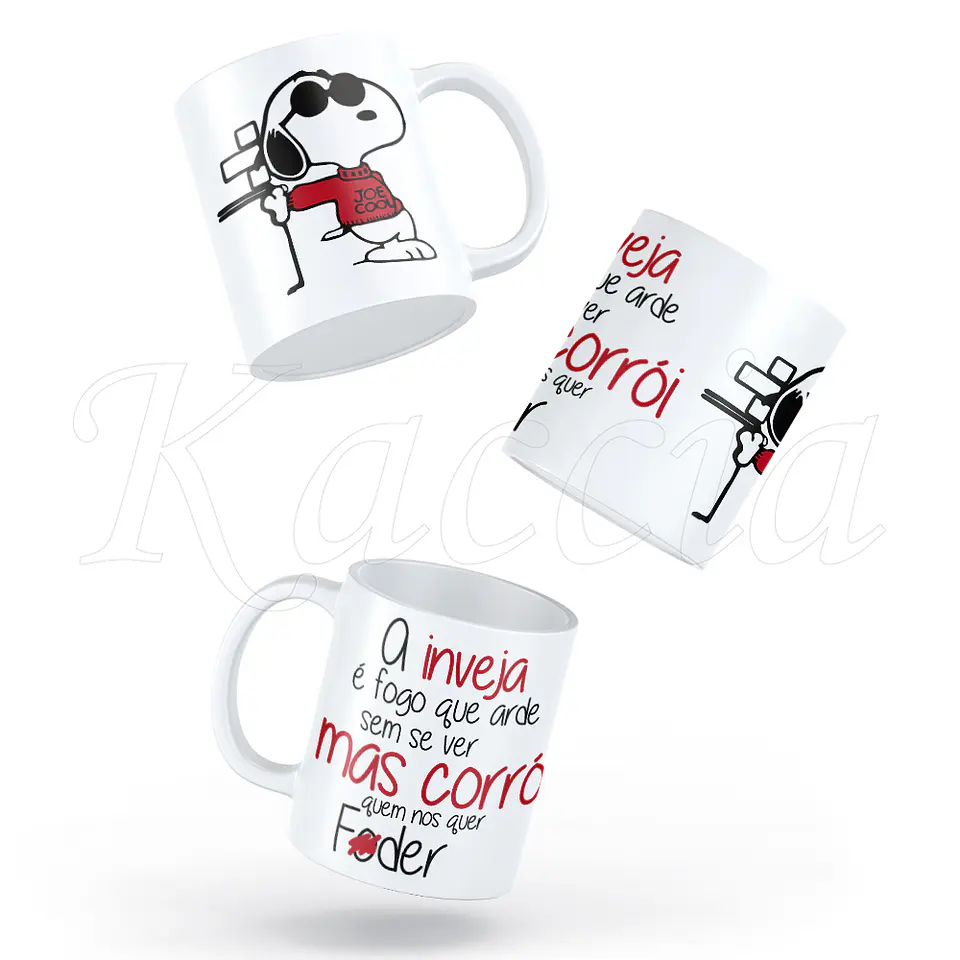 Caneca Inveja Snoopy 2