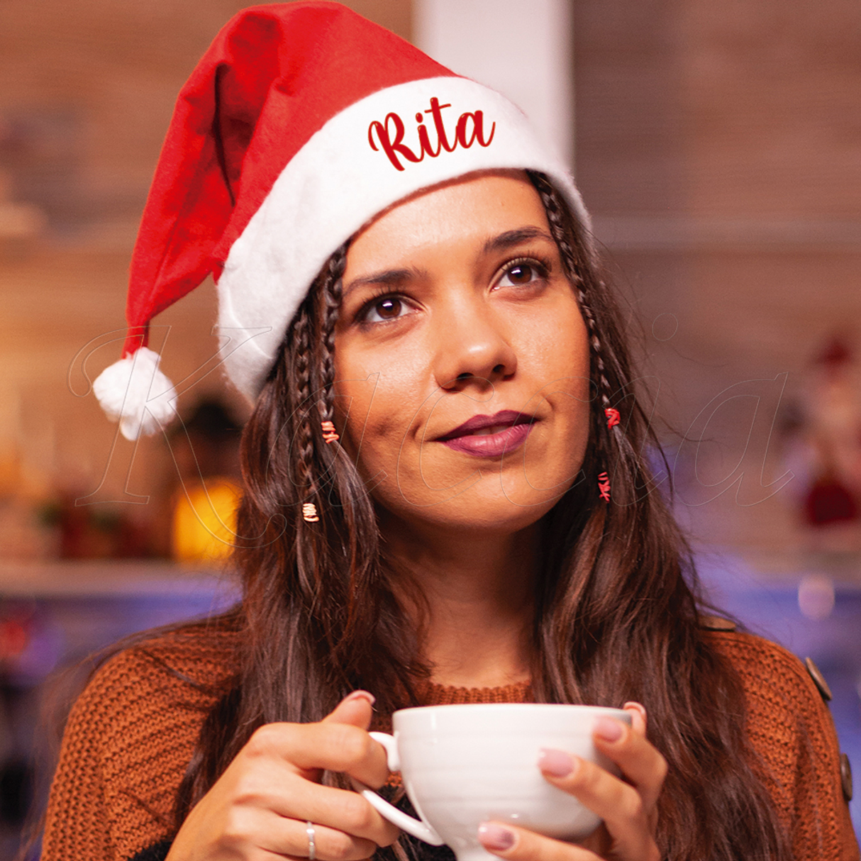 Gorro de Pai Natal Personalizável 2