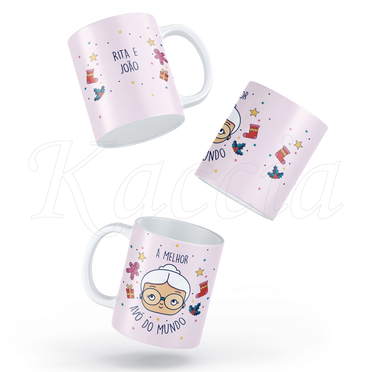 Caneca Personalizada Natal Melhor Avó  4