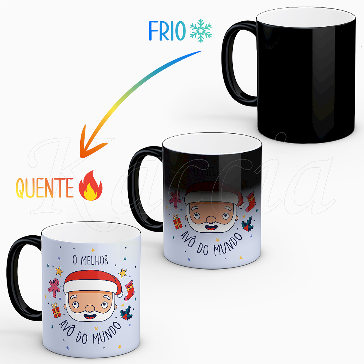 Caneca Personalizada Natal Melhor Avô  2