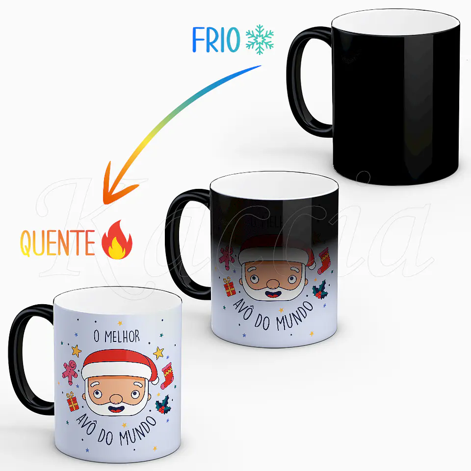 Caneca Personalizada Natal Melhor Avô  2