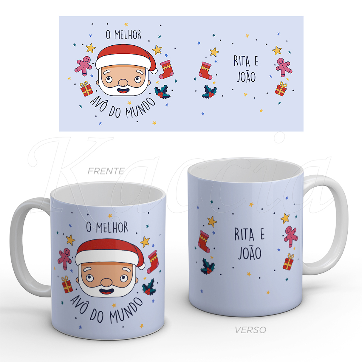 Caneca Personalizada Natal Melhor Avô  1