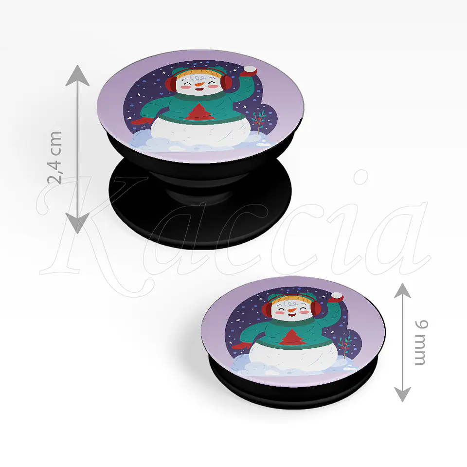 Pop Socket Boneco de Neve I 5