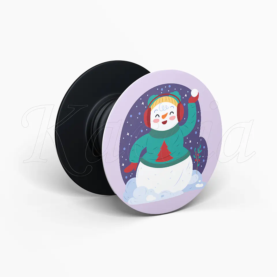 Pop Socket Boneco de Neve I 2