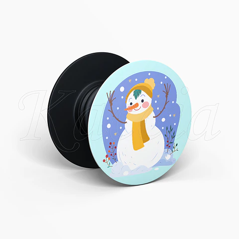 Pop Socket Boneco de Neve II