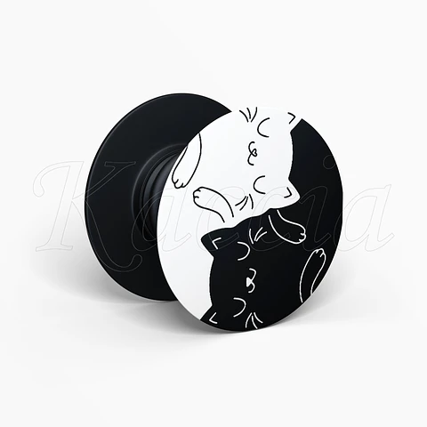 Pop Socket Yin Yang Cat