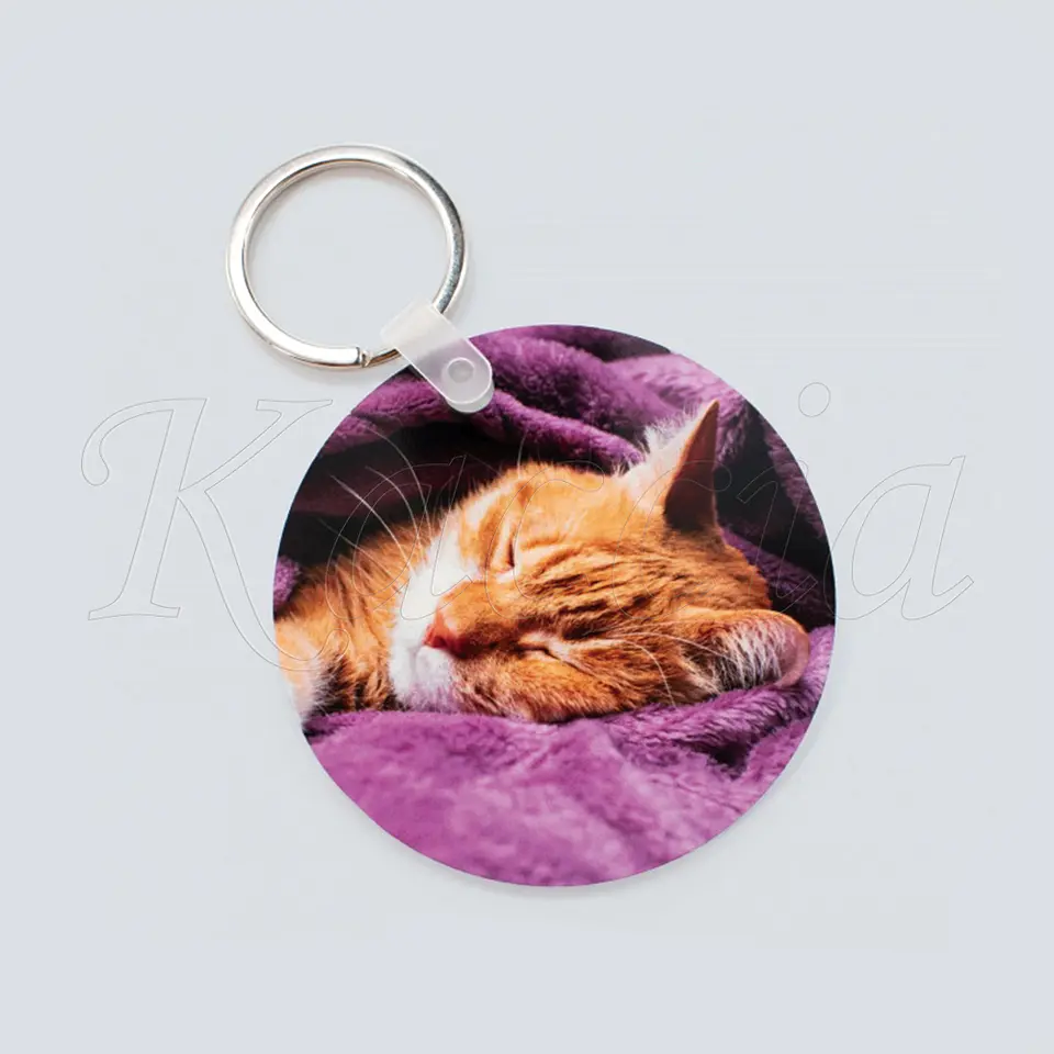Porta-chaves Personalizado Redondo com Foto Dupla 3