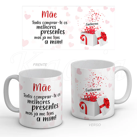 Caneca Personalizada Presente Sou Eu