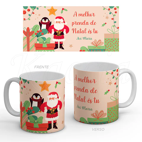 Caneca Personalizada A melhor Prenda