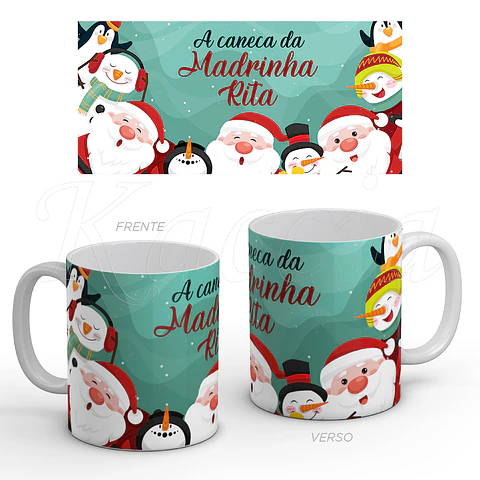 Caneca Personalizada A Caneca Natal