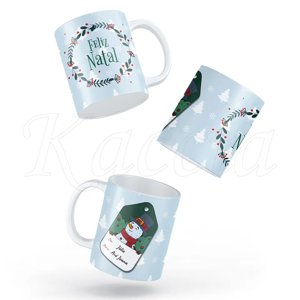 Caneca Personalizada Feliz Natal Presente 4
