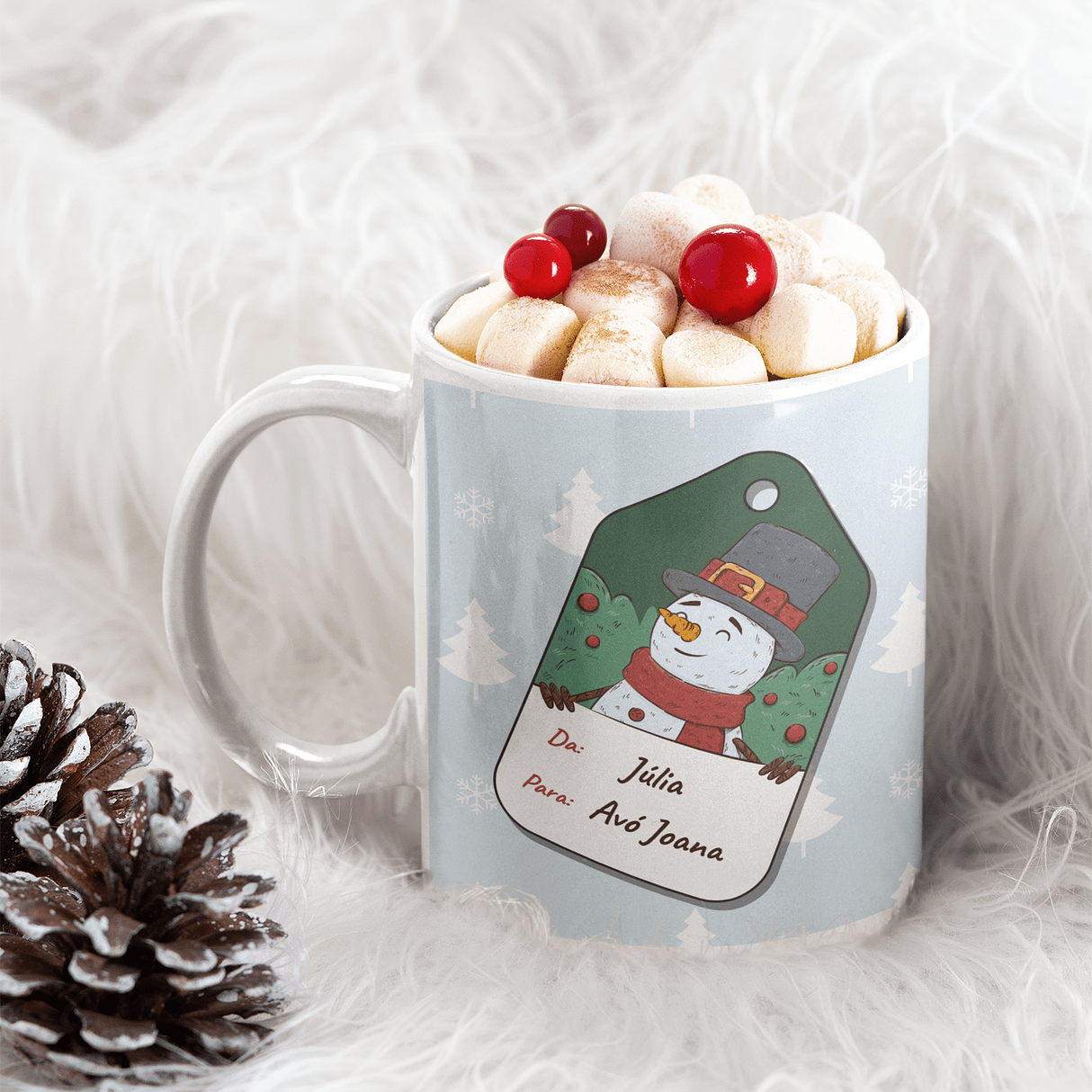 Caneca Personalizada Feliz Natal Presente 5