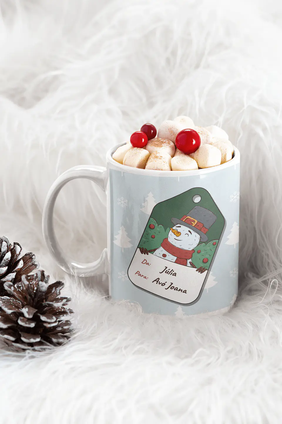 Caneca Personalizada Feliz Natal Presente 5