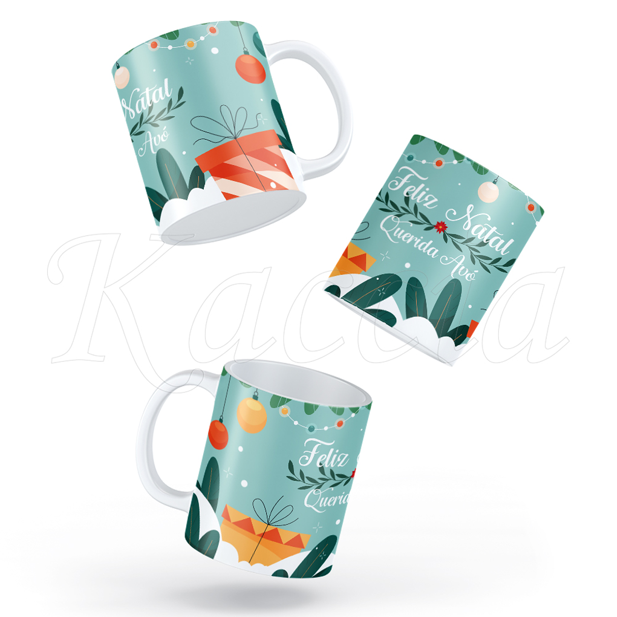 Caneca Personalizada Natal Família 4