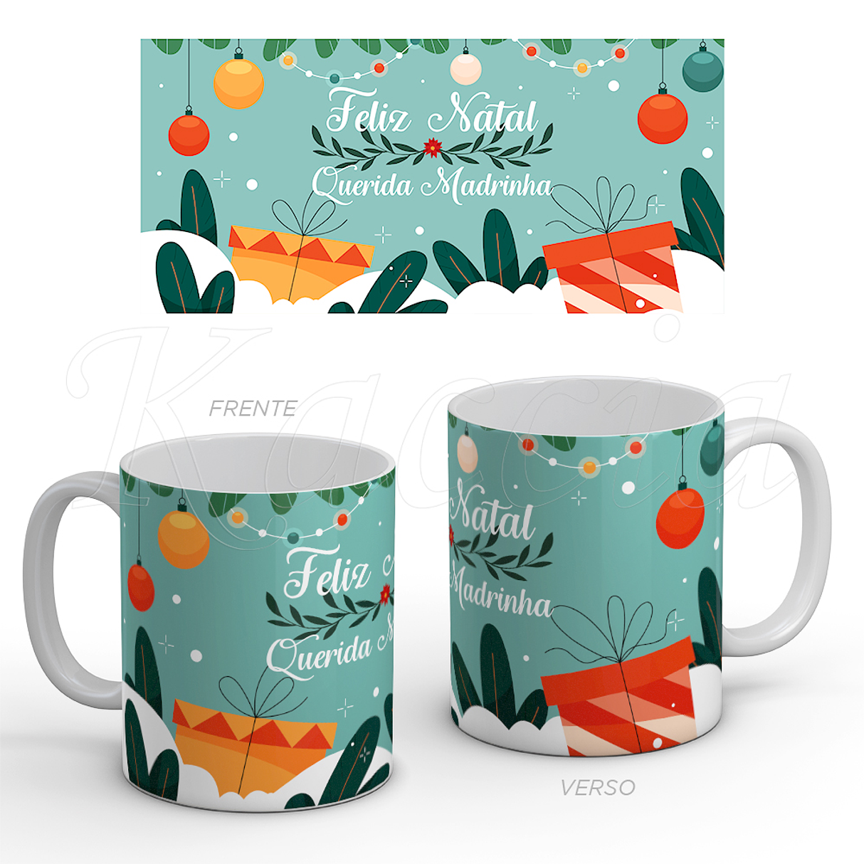 Caneca Personalizada Natal Família 1