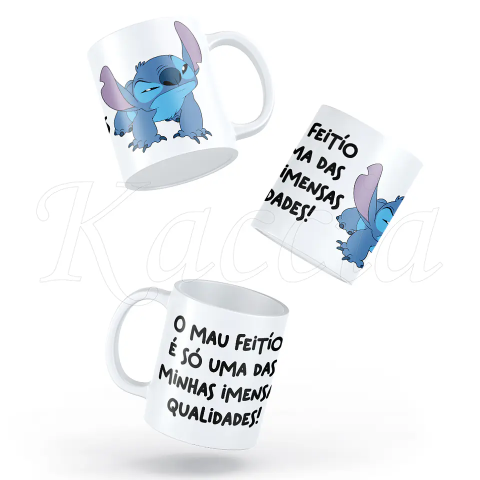 Caneca Mau Feitío Stitch 2