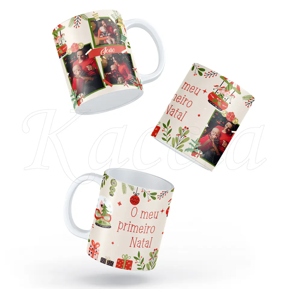 Caneca Personalizada Meu Primeiro Natal 4