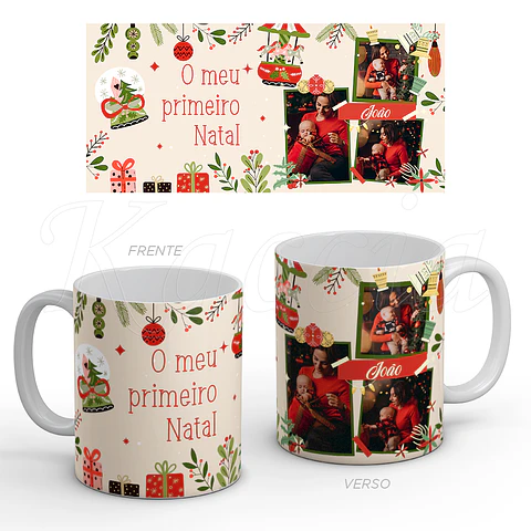 Caneca Personalizada Meu Primeiro Natal