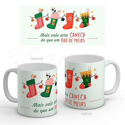 Caneca Melhor do que um Par de Meias