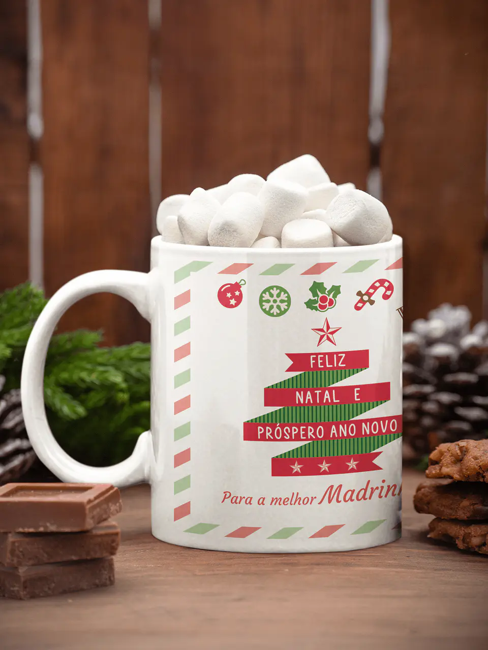 Caneca Personalizada Post Card Natal 4