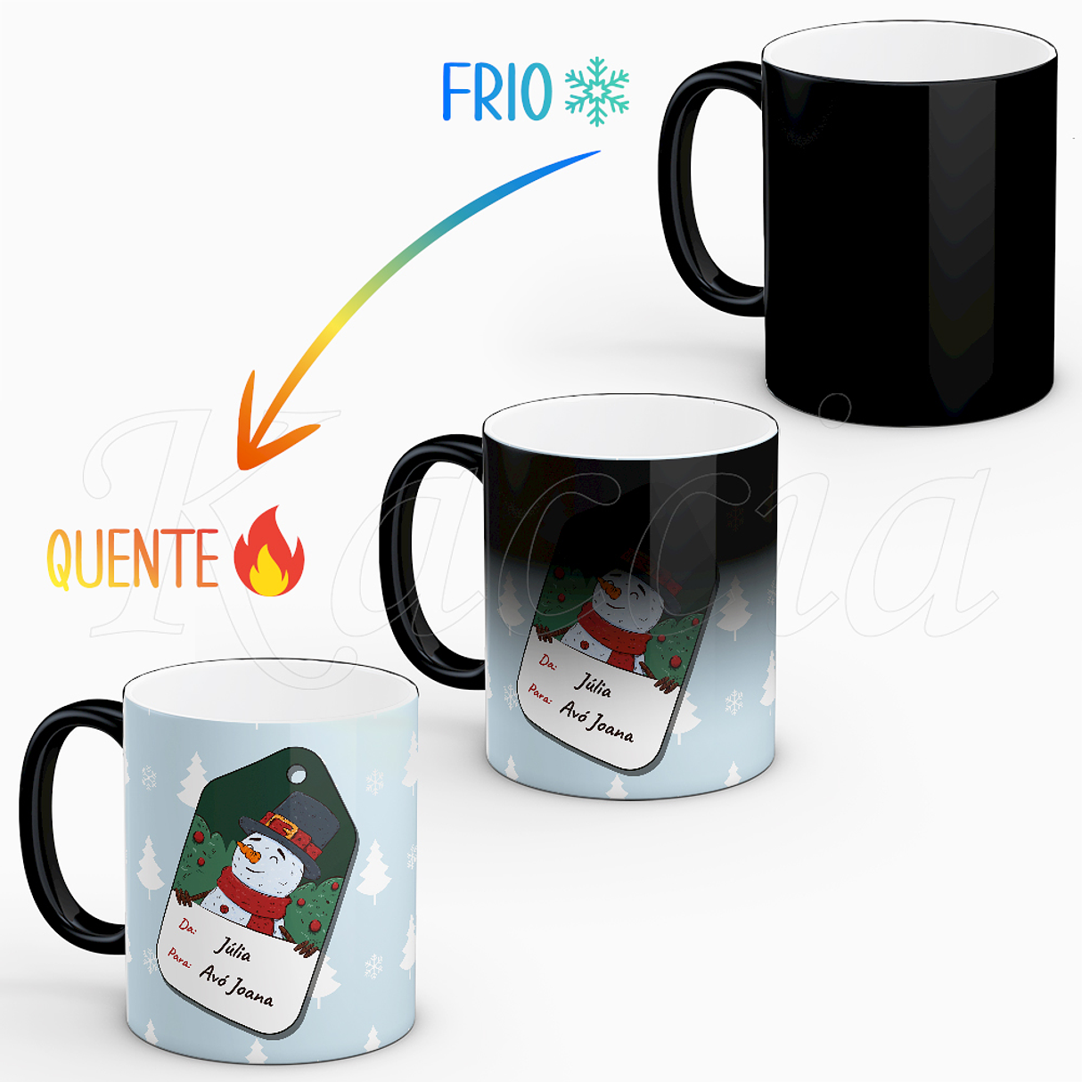 Caneca Personalizada Feliz Natal Presente 2