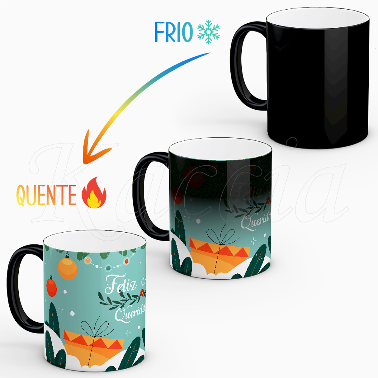 Caneca Personalizada Natal Família 2