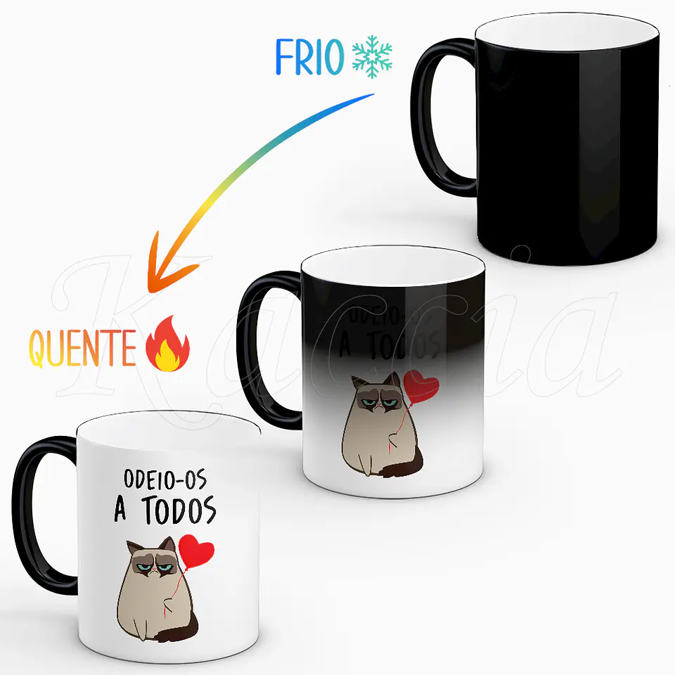 Caneca Odeio-os a Todos Grumpy Cat 5