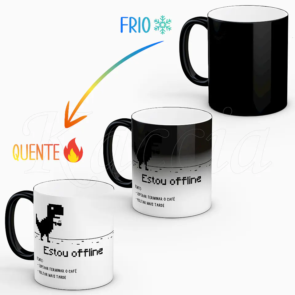 Caneca Estou Offline 5