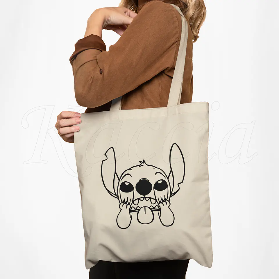 Saco Tote Bag Stitch Chateado 2