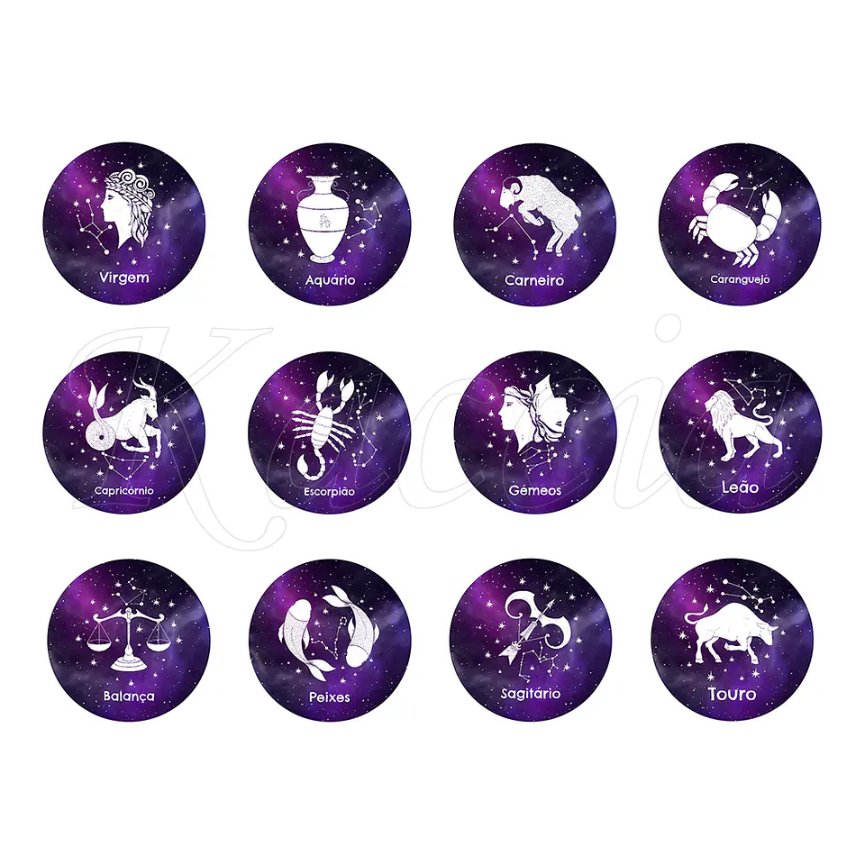 Pop Socket Personalizado Signos do Zodíaco 8