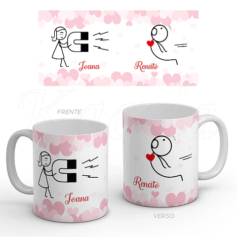 Caneca Personalizada Casal Iman