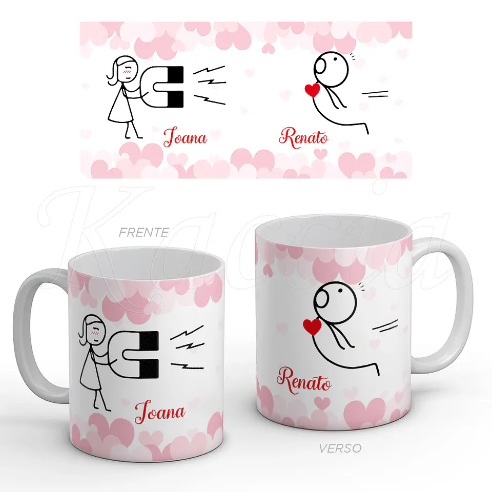 Caneca Personalizada Casal Iman 1
