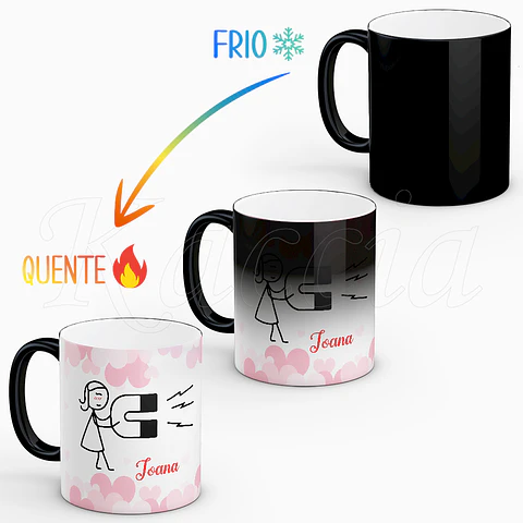 Caneca Personalizada Casal Iman