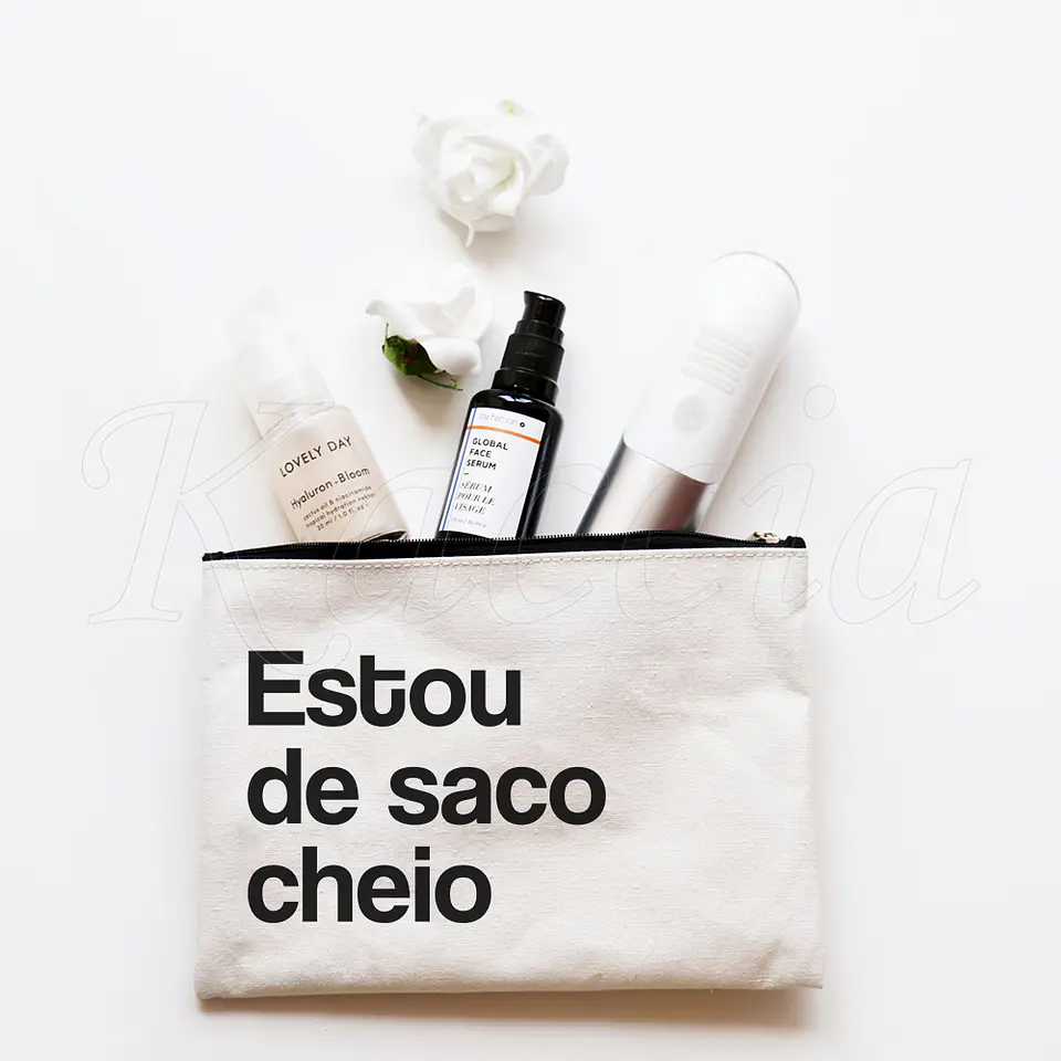 Nécessaire / Estojo Saco Cheio 5