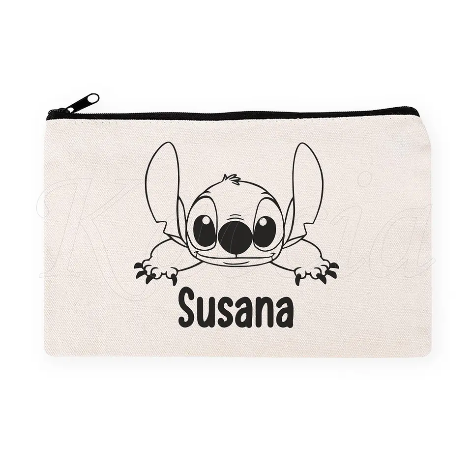 Nécessaire / Estojo Personalizado Stitch Nomes 1