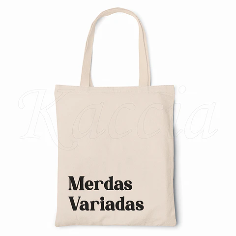 Saco Tote Bag Merdas Variadas