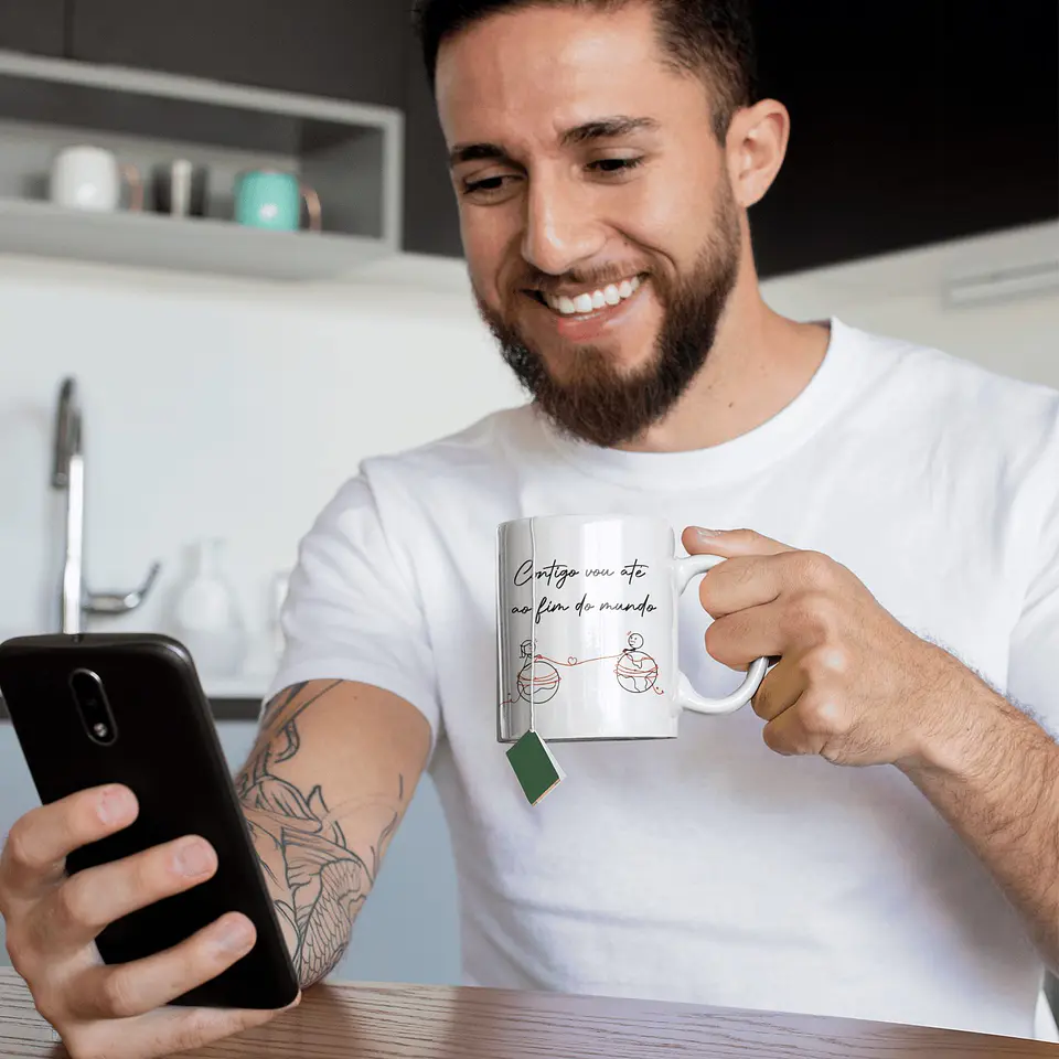 Caneca Personalizada Amor com Foto 3