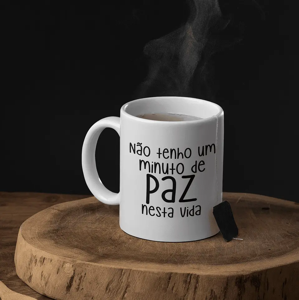 Caneca Não Tenho um Minuto de Paz Flork 4
