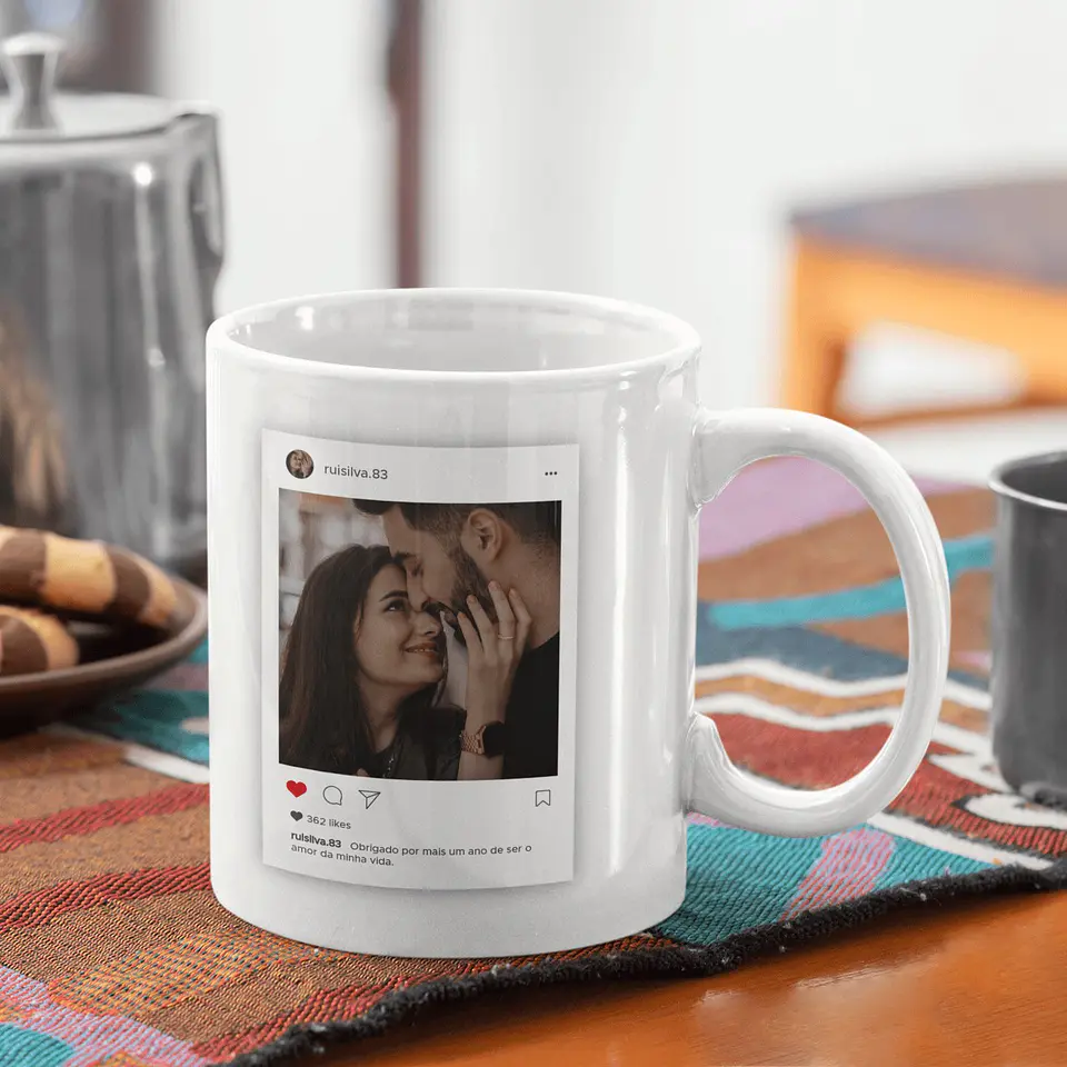 Caneca Personalizada Instagram Simple 4