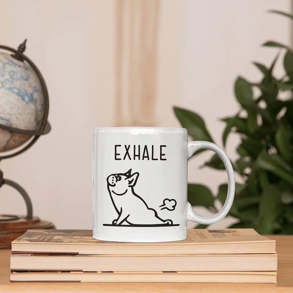 Caneca Inhale Exhale Dog 4